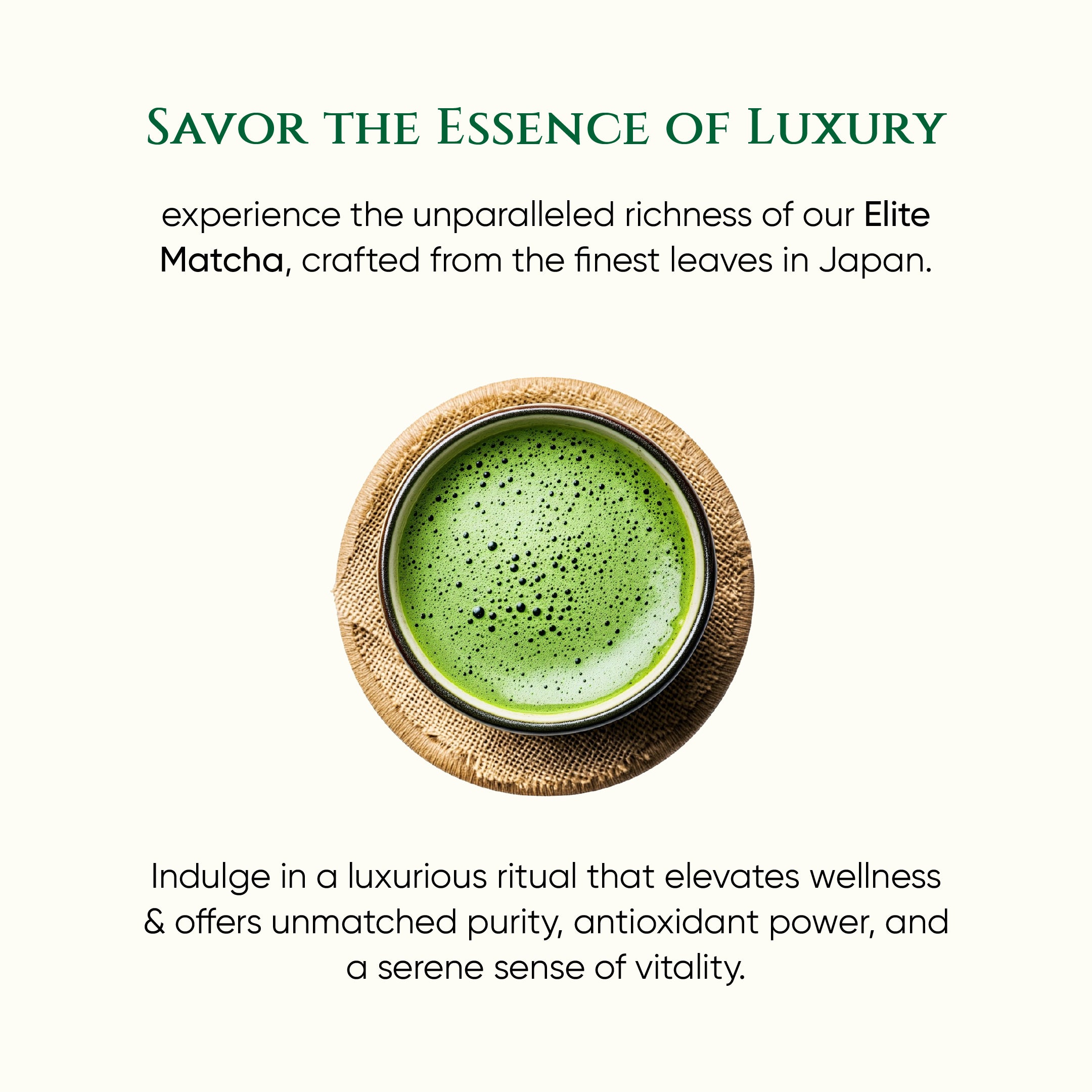 Ceremonial Elite Grade Matcha | Superior Grade Matcha | Japanese Matcha Green Tea | Spring Harvest