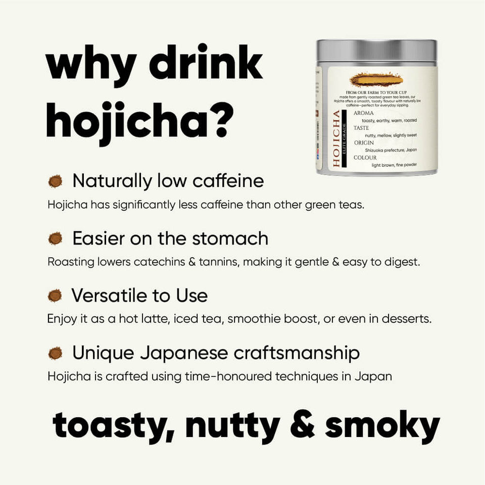 High Grade Hojicha | 25g Jar | Spring Harvest | Elite Grade