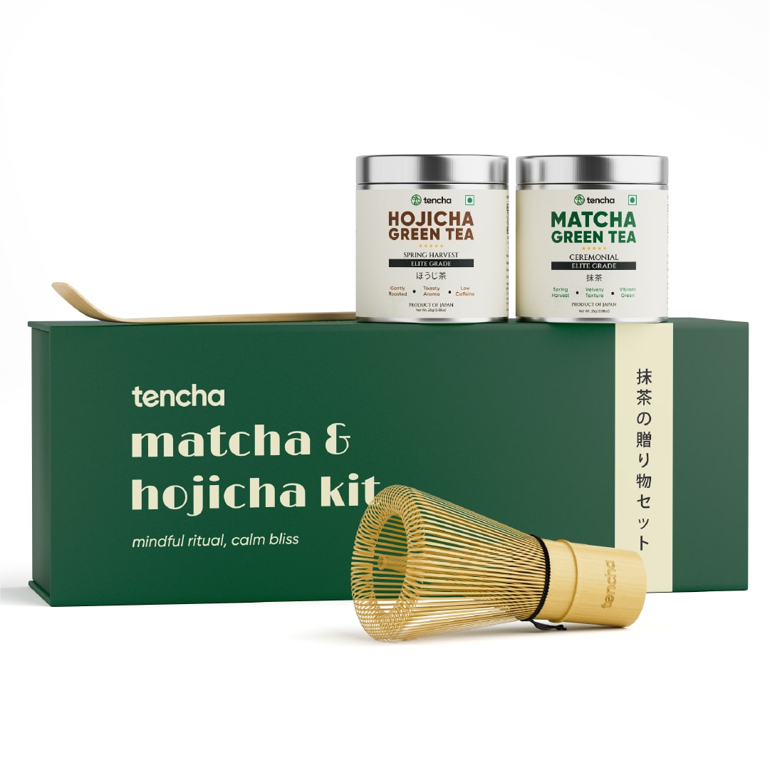 Matcha & Hojicha Green Tea Kit | Japanese Tea Gift Set