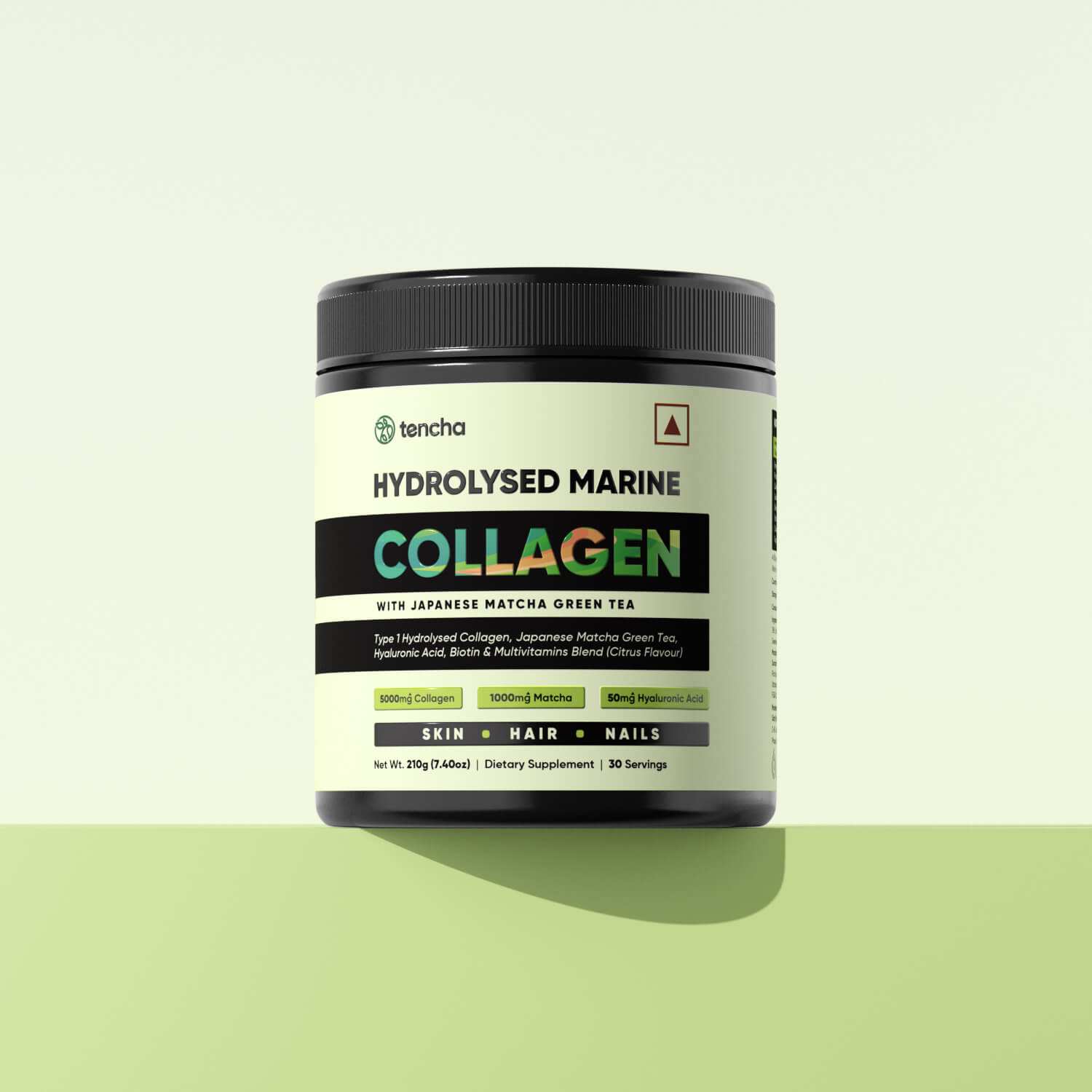 Marine Collagen | Hydrolysed Collagen, Japanese Matcha & Hyaluronic Acid Blend | With Japanese Matcha Green Tea