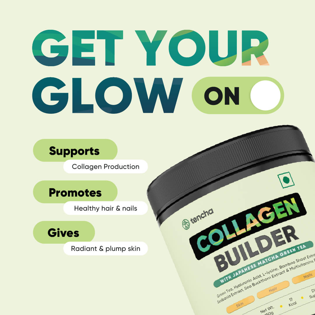 Collagen Builder | Silica, Biotin & Hyaluronic Acid Blend | With Japanese Matcha Green Tea