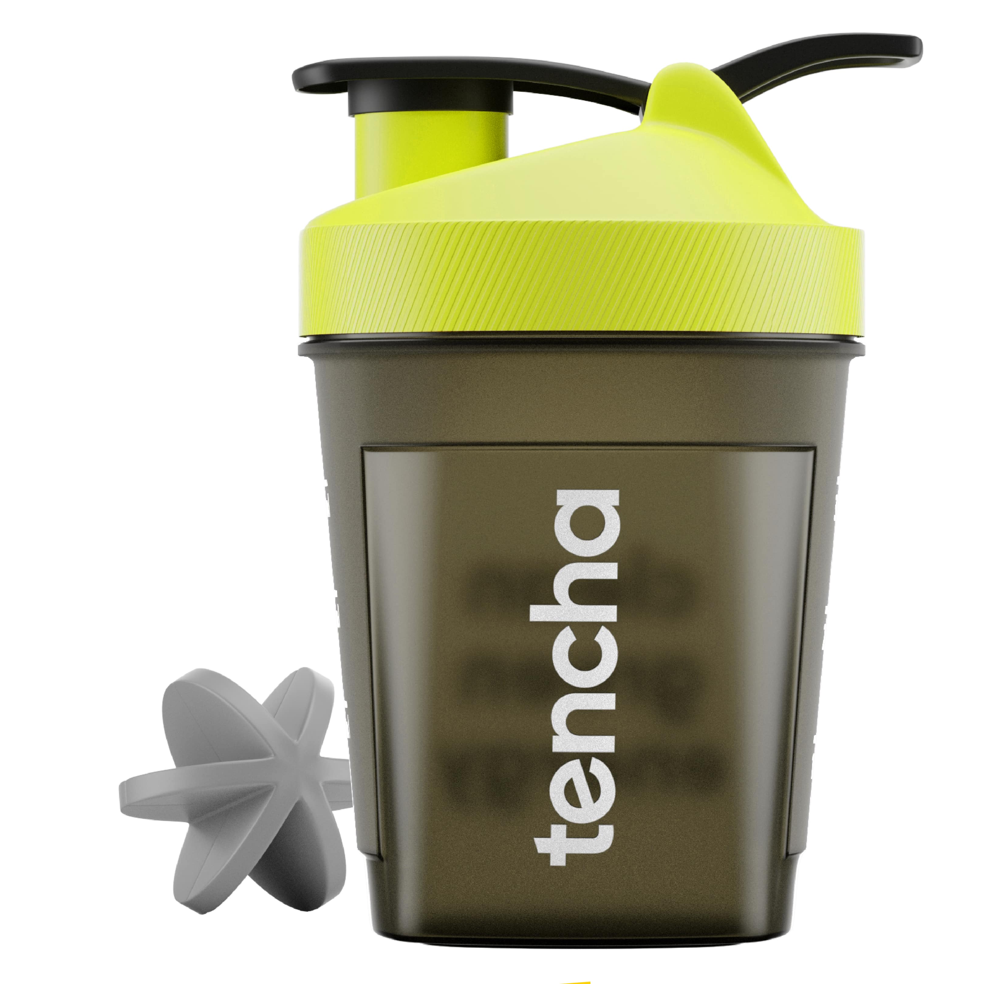 Tencha Blends Gym Shaker with mixer ball | Shake for Pre-Workout & Protein Shake | Leak Proof | 100% Reusable | BPA Free | 350 ml