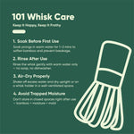 Bamboo Matcha Whisk - 72 Prongs | Handmade