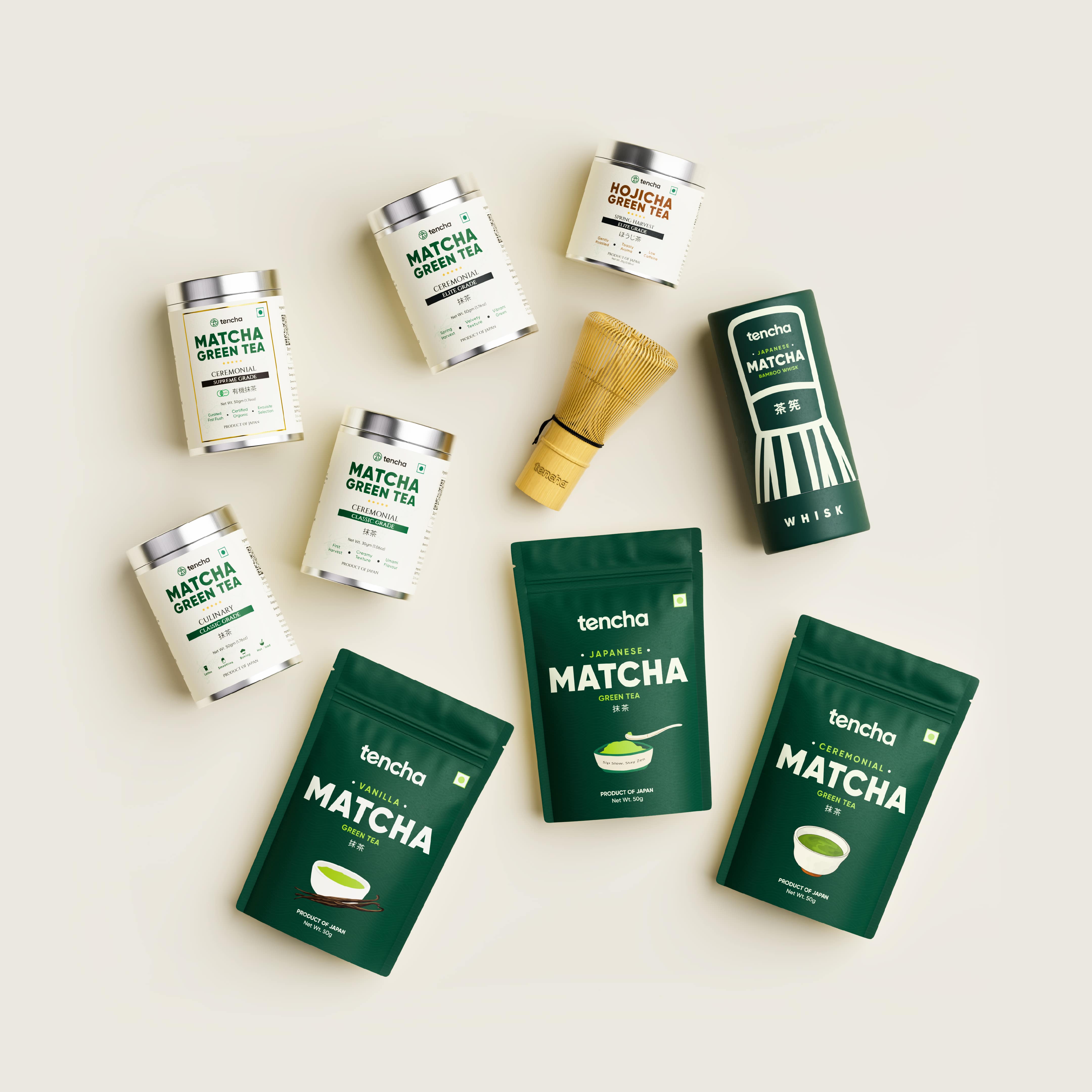 Vanilla Matcha | Japanese Green Tea Powder from Tencha