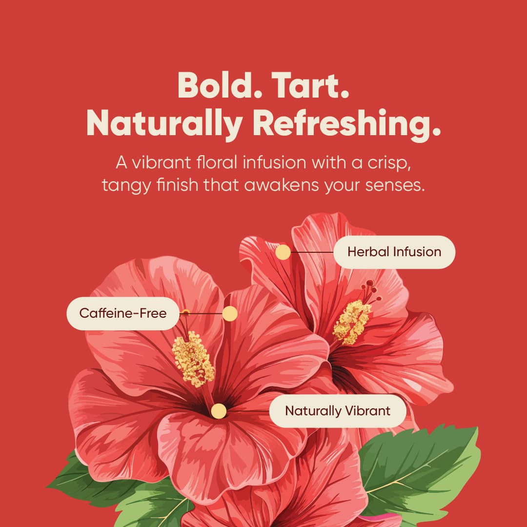 Tencha - Hibiscus Flower Tea (50g) for Skin & Hair