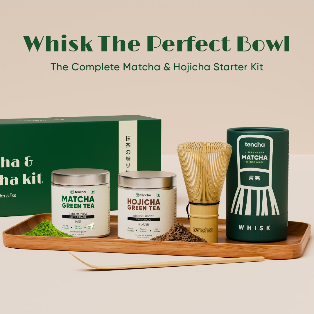 Matcha & Hojicha Green Tea Kit | Japanese Matcha Gift Set