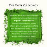 Ceremonial Matcha Green Tea | Supreme Grade | JAS Organic Certified | Shizuoka - Japan