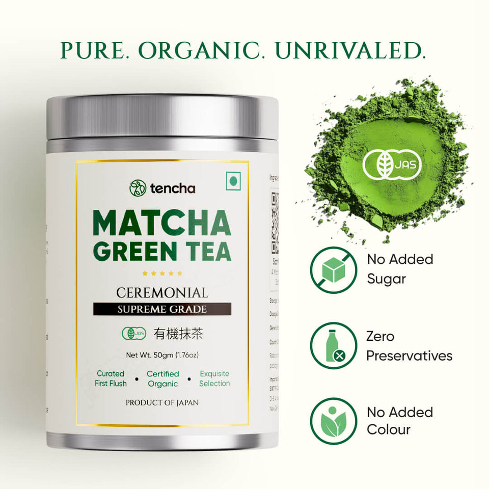 Ceremonial Matcha Green Tea | Supreme Grade | JAS Organic Certified | Shizuoka - Japan