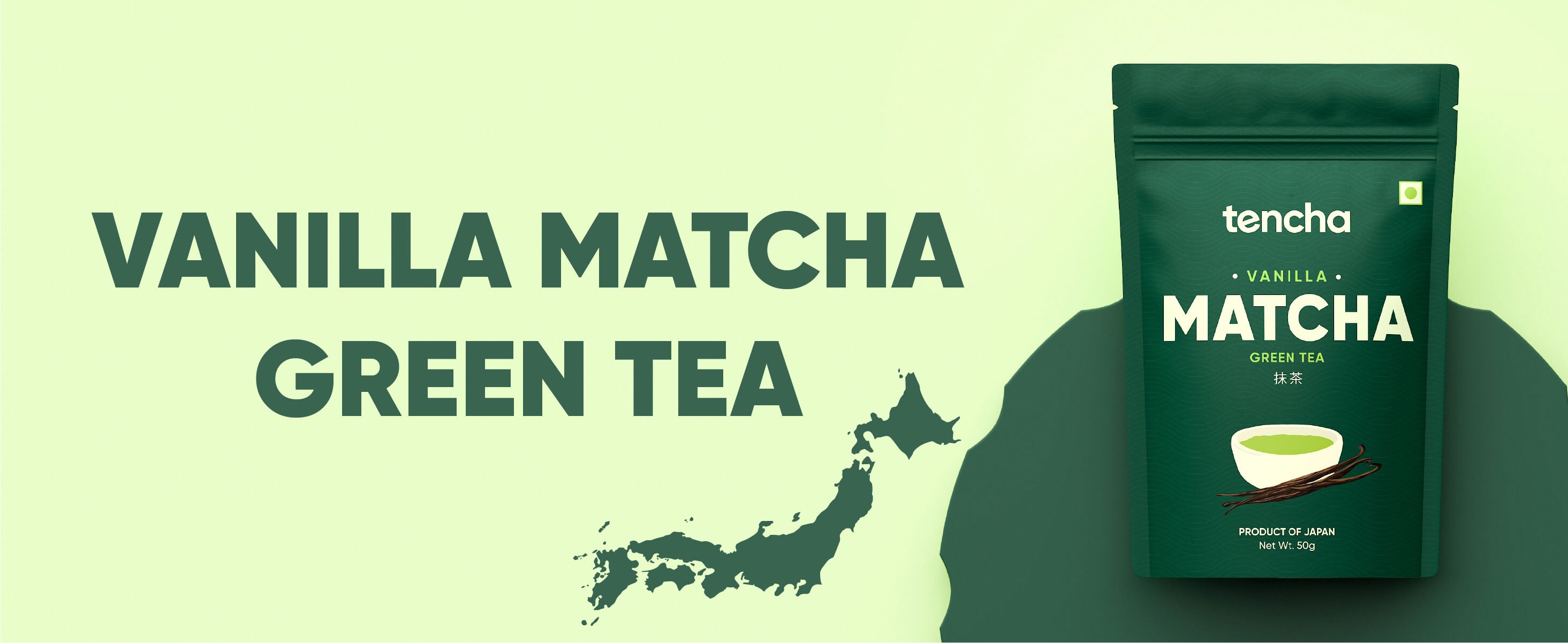 Vanilla Matcha | Japanese Green Tea Powder from Tencha