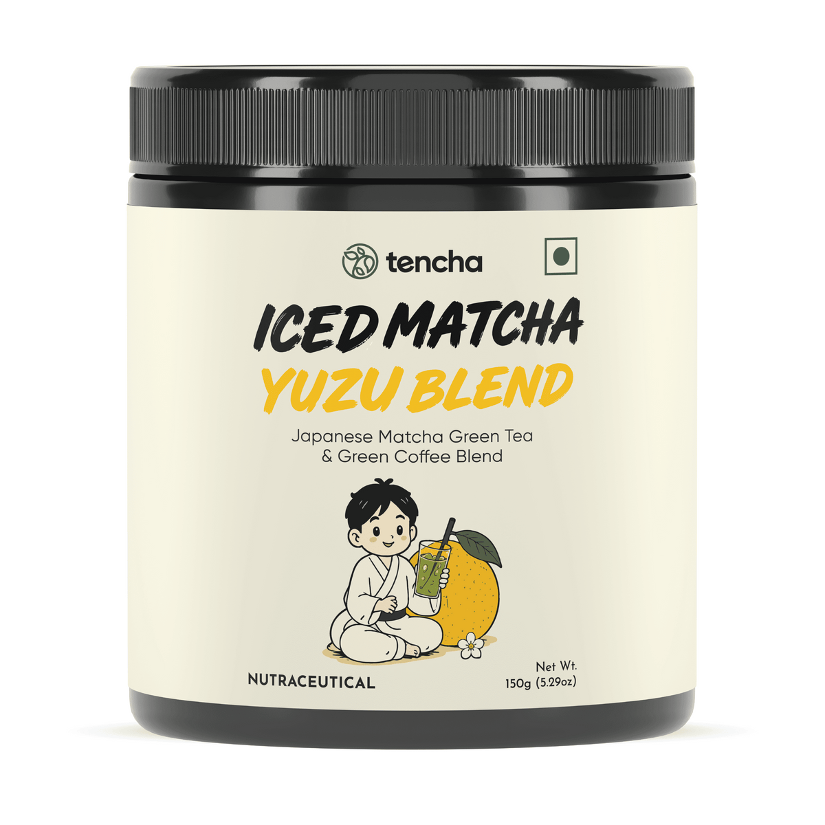 Iced Matcha Yuzu Blend | Japanese Matcha & Zesty Yuzu – 150g