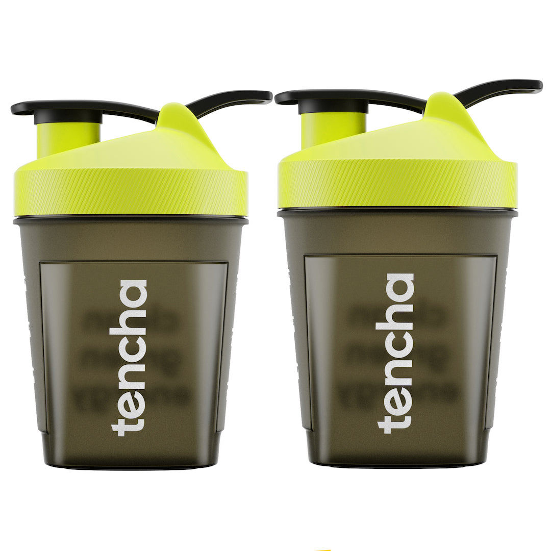 Tencha Blends Gym Shaker with mixer ball | Shake for Pre-Workout & Protein Shake | Leak Proof | 100% Reusable | BPA Free | 350 ml